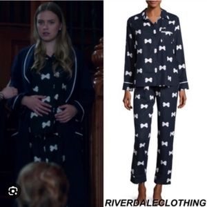 NWT Kate Spade bow print pajama set